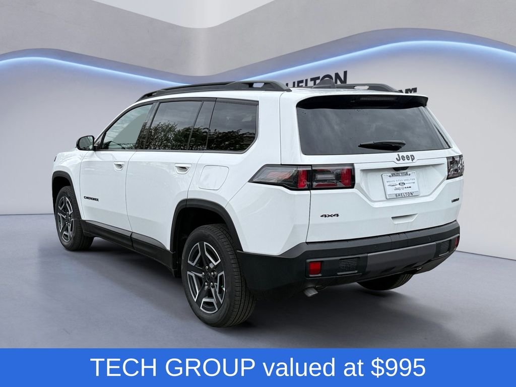 New 2026 Bright White Clear-Coat Exterior Paint Jeep Limited image 4