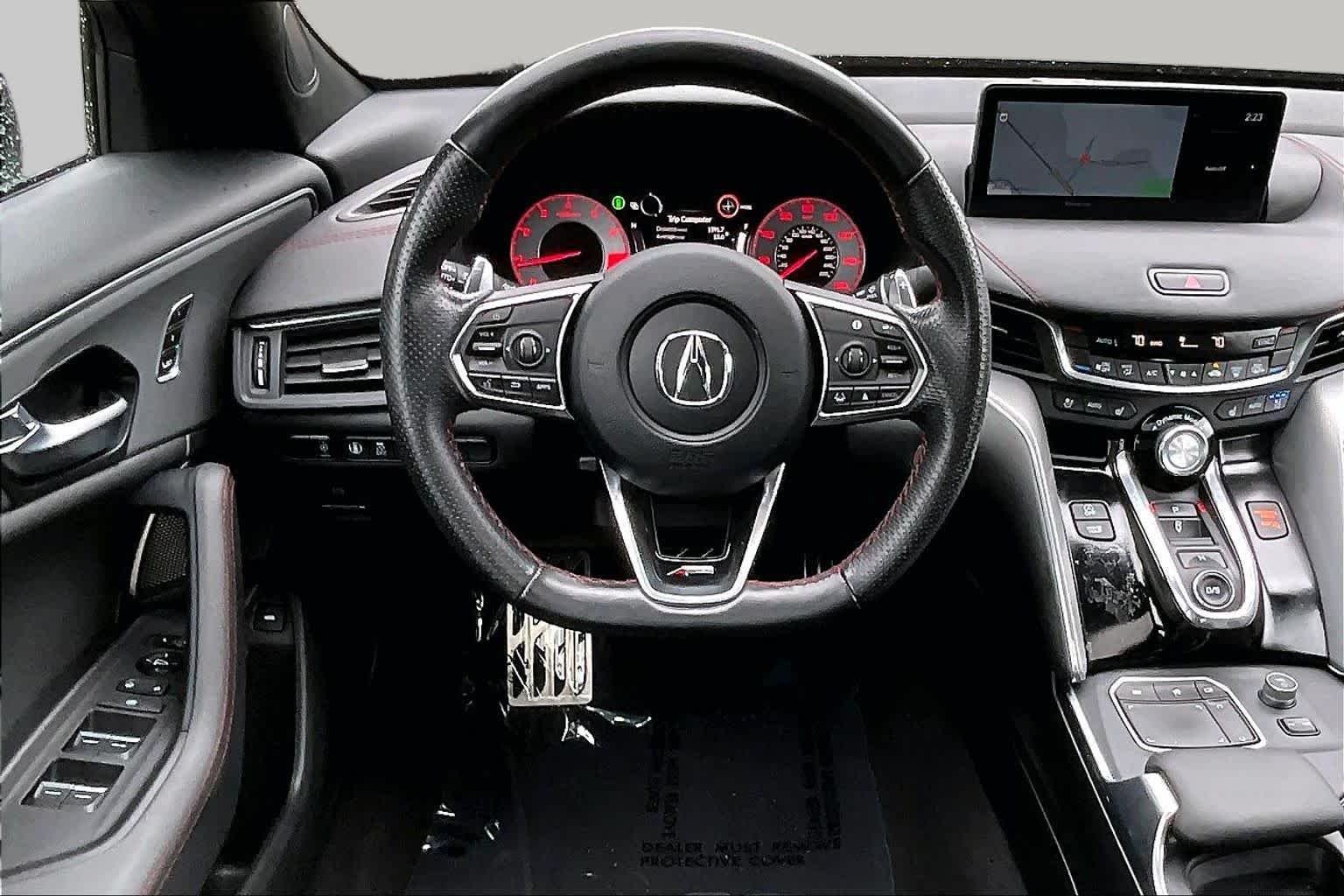 Used 2021 Majestic Black Pearl Acura w/A-Spec Package image 6