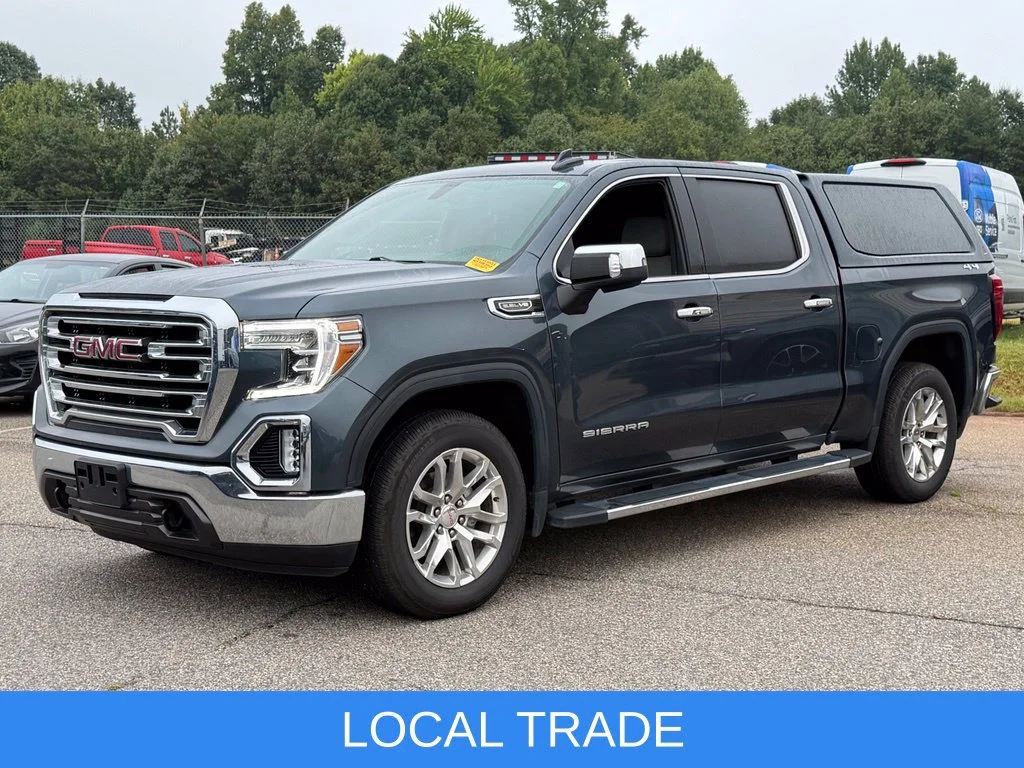 Used 2021 DARK SKY METALLIC GMC SLT image 3