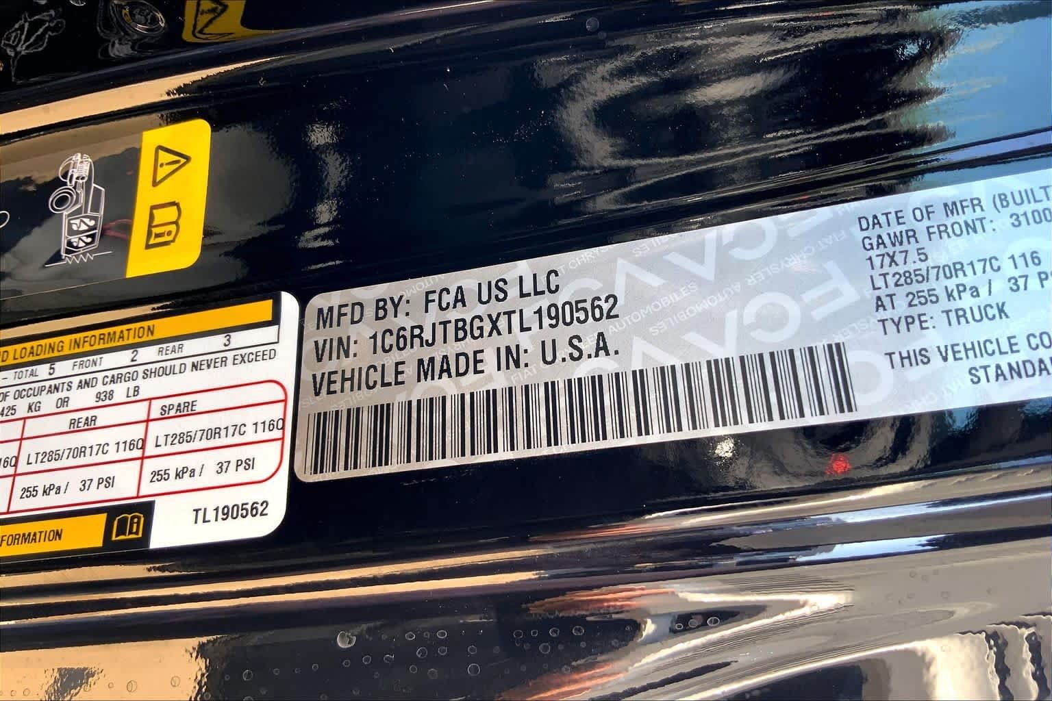 New 2026 Black Clear-Coat Exterior Paint Jeep Rubicon X image 21