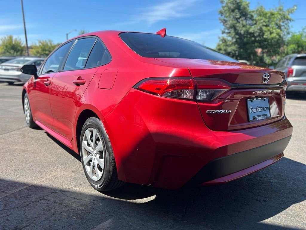 Used 2021 Red Toyota LE image 9