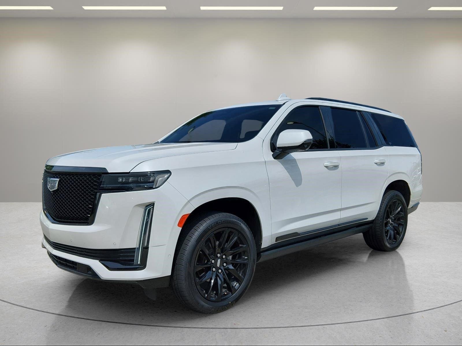 Used 2023 Crystal White Tricoat Cadillac 4WD Sport Platinum image 1