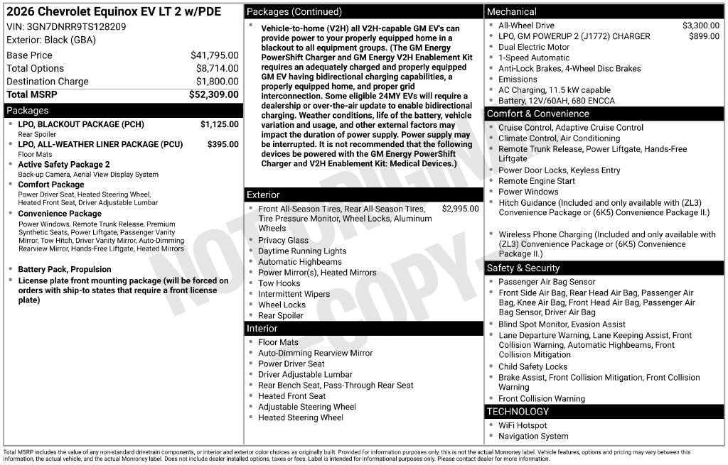 2026 Chevrolet Equinox EV 2LT - Photo 39