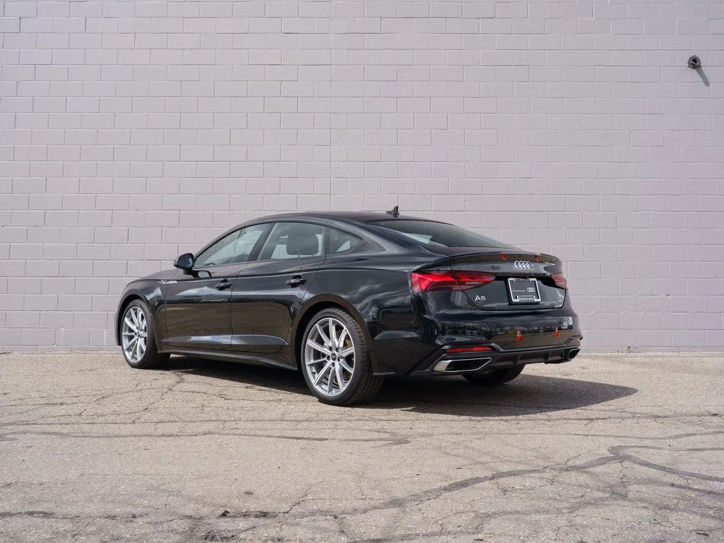 Used 2025 Black Audi 45 S line Premium image 3