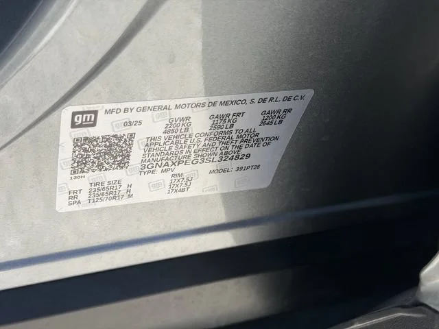Used 2025 Sterling Gray Metallic Chevrolet LT image 33