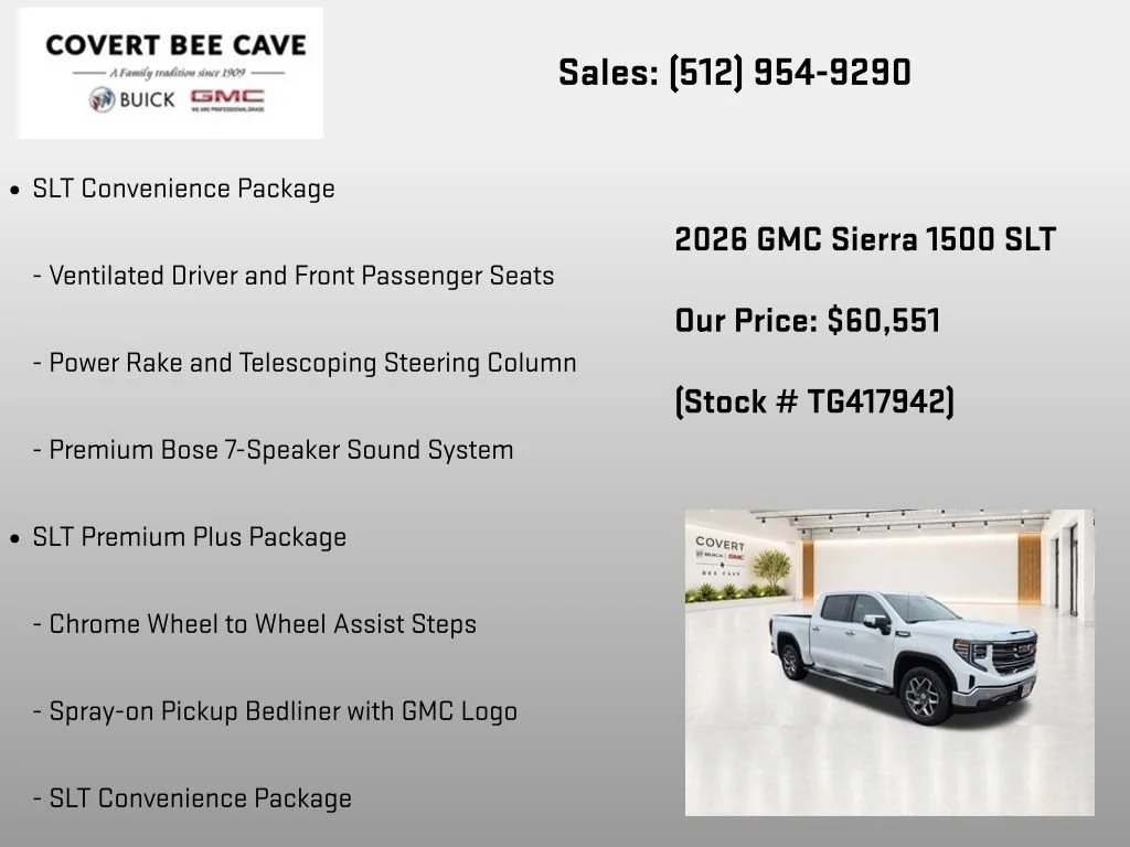 New 2026 Summit White GMC SLT image 37