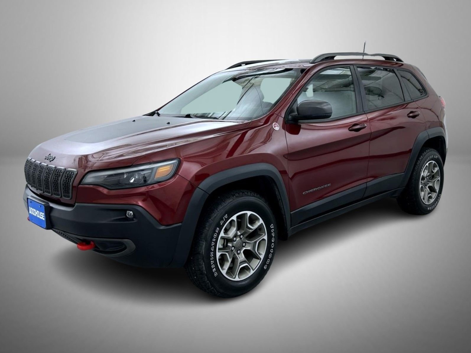 Used 2020 Red Jeep Trailhawk image 1