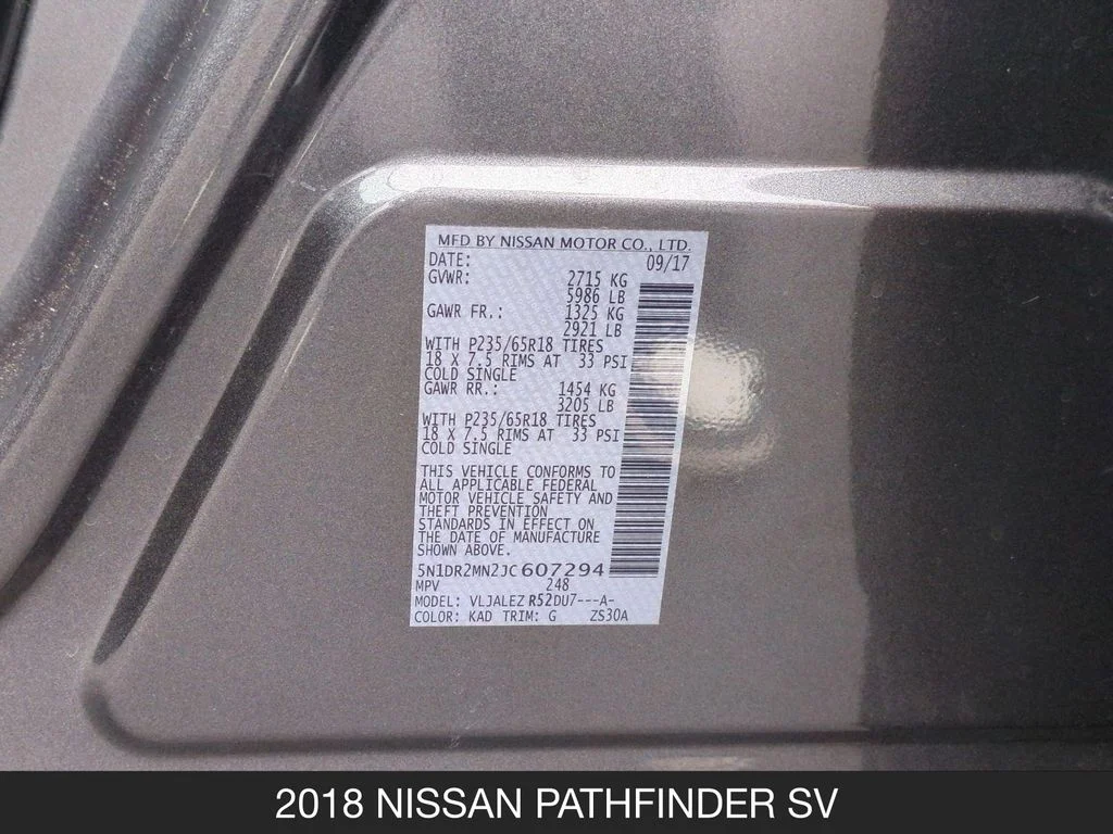 Used 2018 Gray Nissan SV image 24