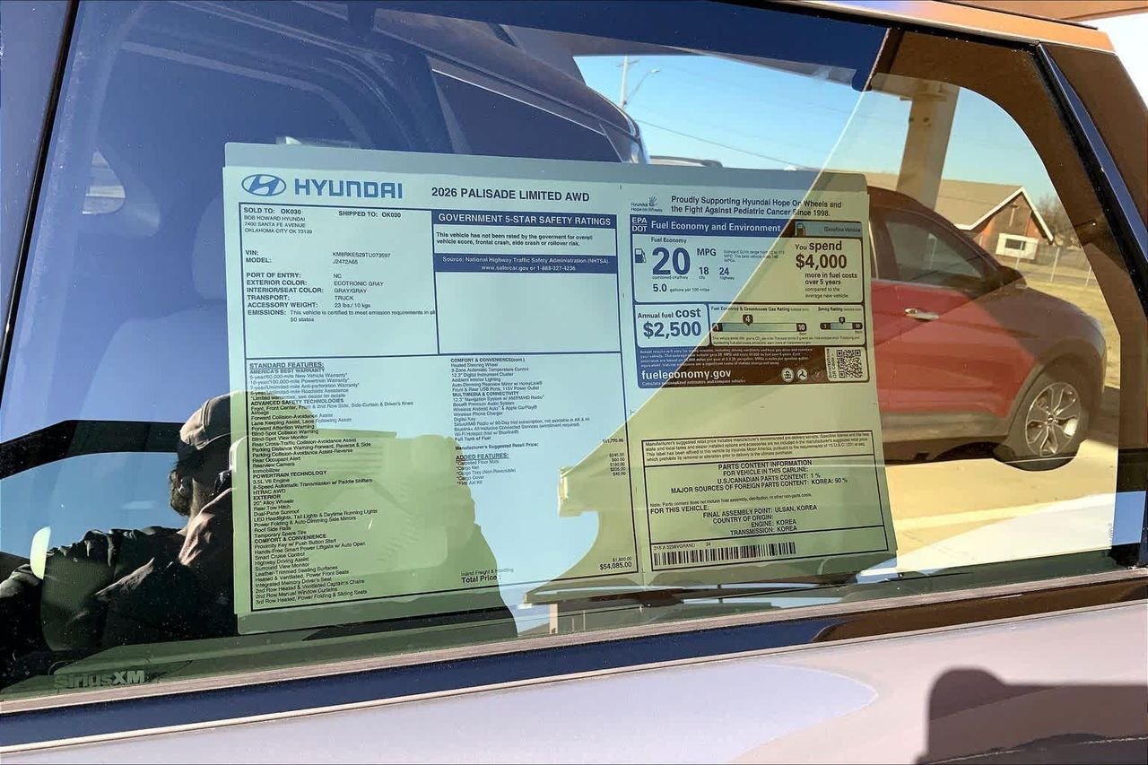 New 2026 Ecotronic Gray Pearl Hyundai Limited AWD image 18