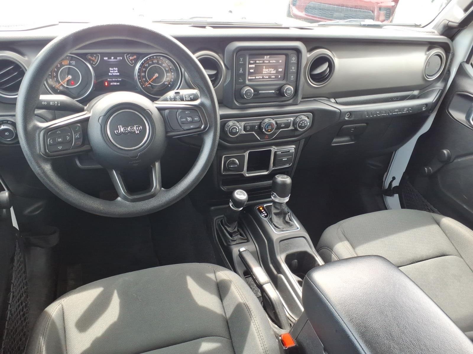 Used 2021 Bright White Clearcoat Jeep Unlimited Willys Sport image 19