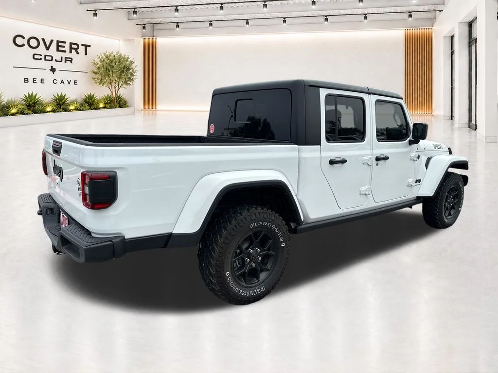 New 2025 Bright White Clear-Coat Exterior Paint Jeep Willys image 13