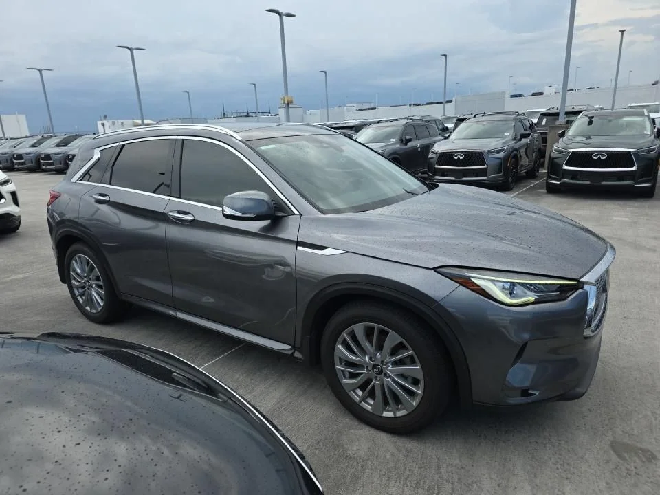Certified Used 2023 Gray INFINITI LUXE image 2