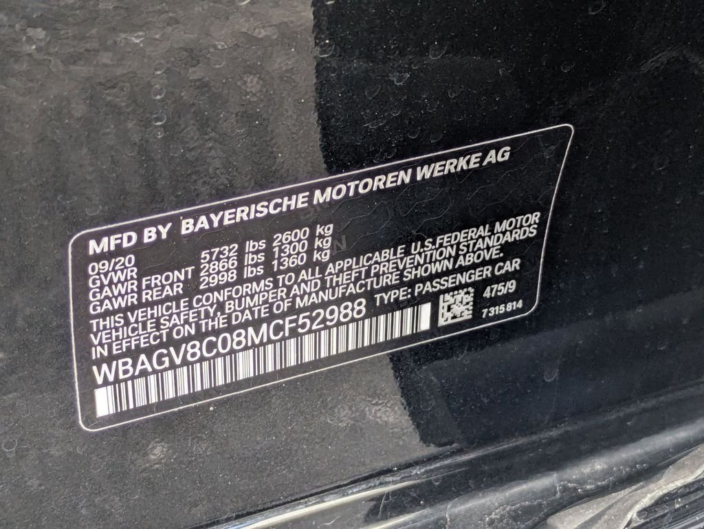 Used 2021 Black BMW M850i xDrive Gran Coupe image 24