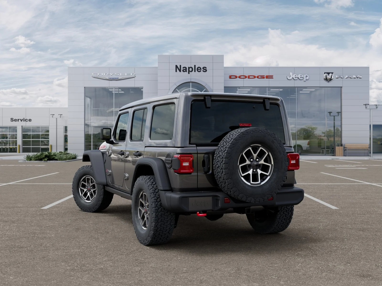 New 2026 Granite Crystal Metallic Clearcoat Jeep Rubicon image 3