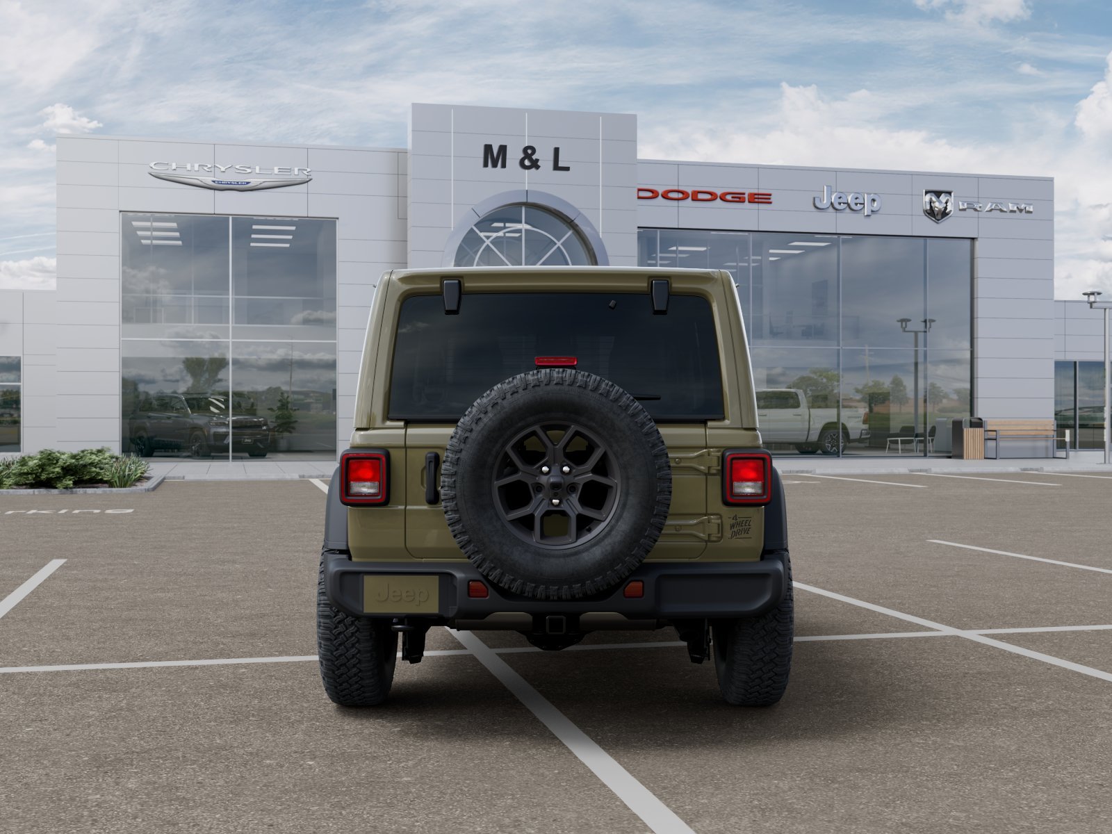 New 2026 41 Exterior Paint Jeep 4-Door Willys 4x4 image 26