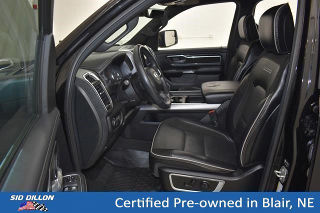 Used 2023 Diamond Black Crystal Pearlcoat Ram Laramie image 6