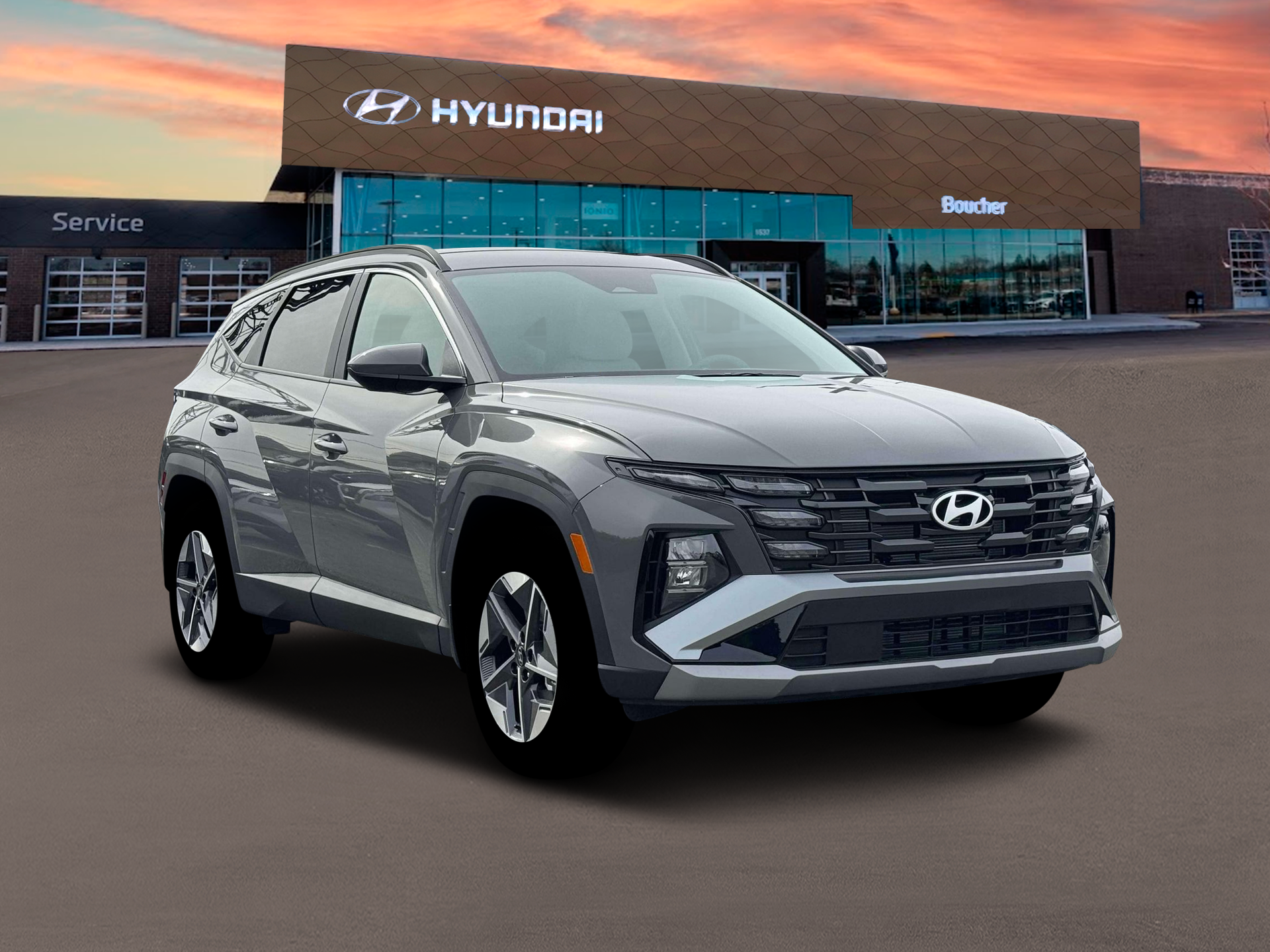 New 2026 Hampton Gray Hyundai SEL AWD image 11