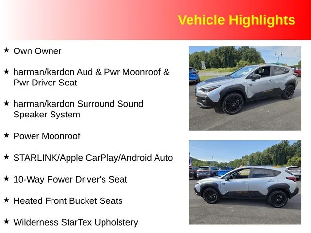 Used 2024 Silver Subaru Wilderness image 3