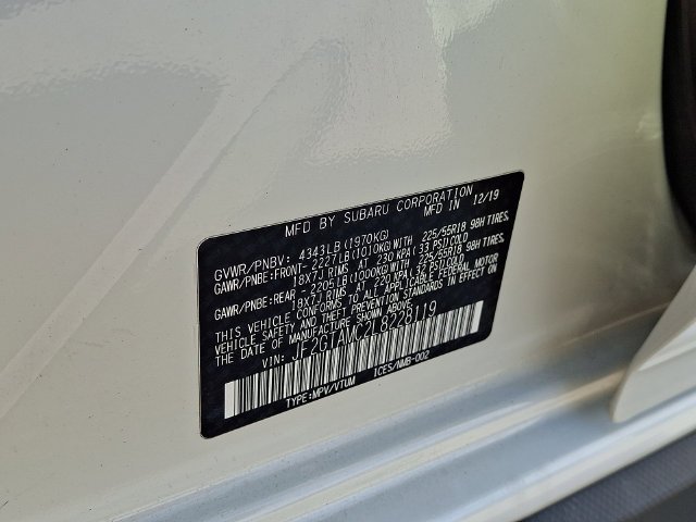 Used 2020 White Subaru Limited image 29