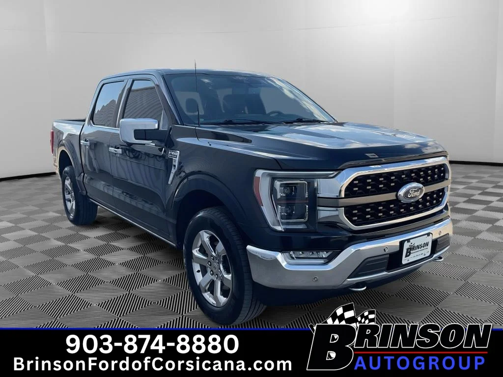 Used 2022 Agate Black Metallic Ford King Ranch image 3