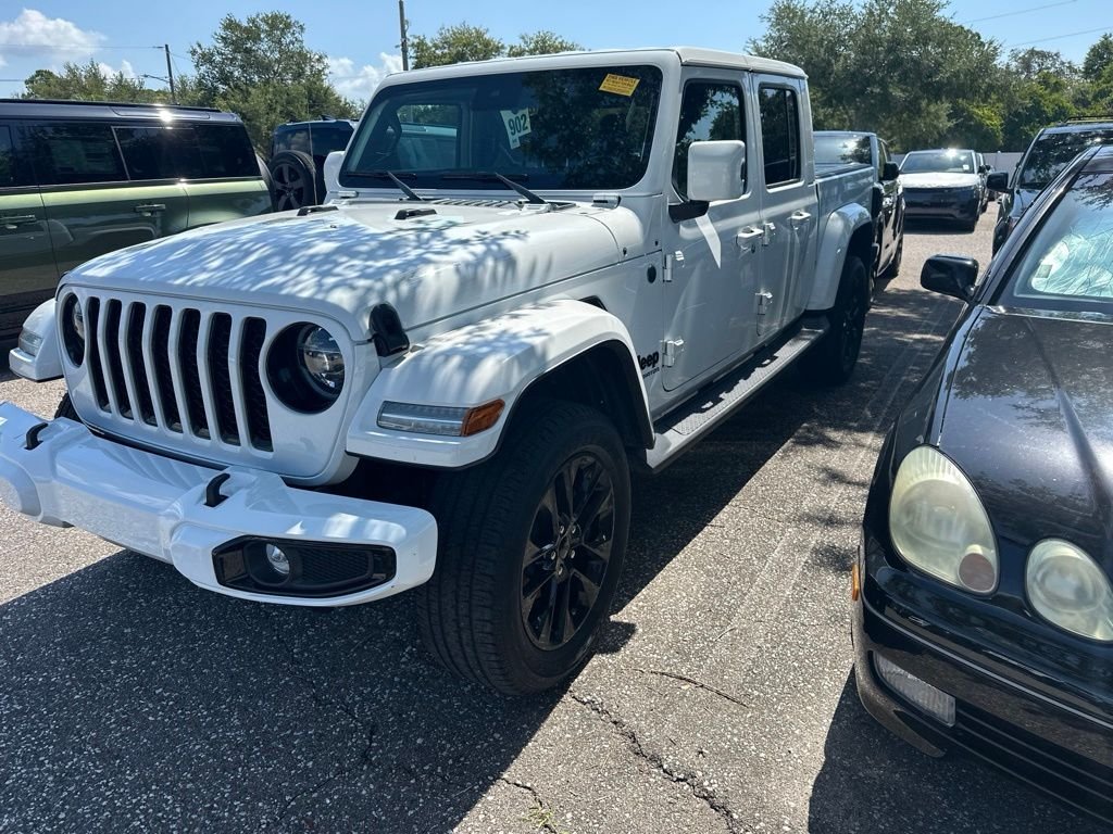 Used 2021 White Jeep Overland image 1