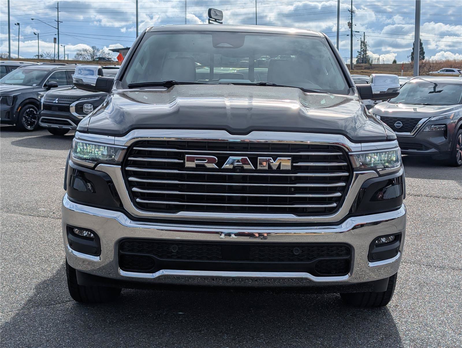 New 2026 Diamond Black Crystal Pearlcoat Ram Laramie image 2