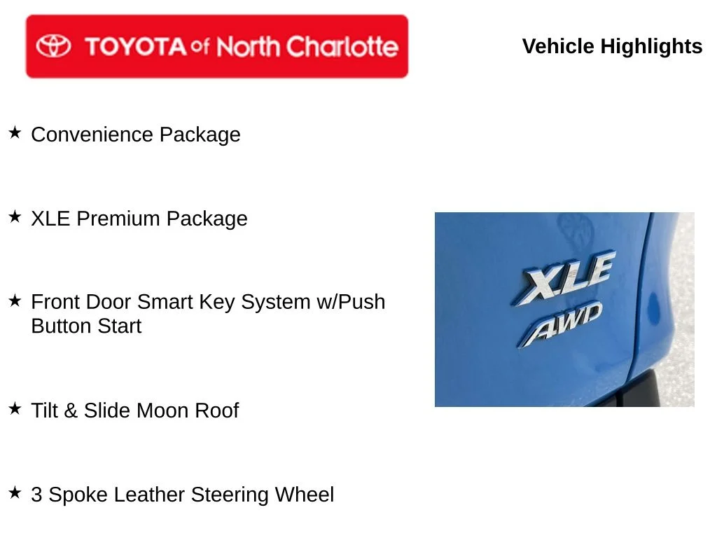 Used 2021 Blue Toyota XLE Premium image 5