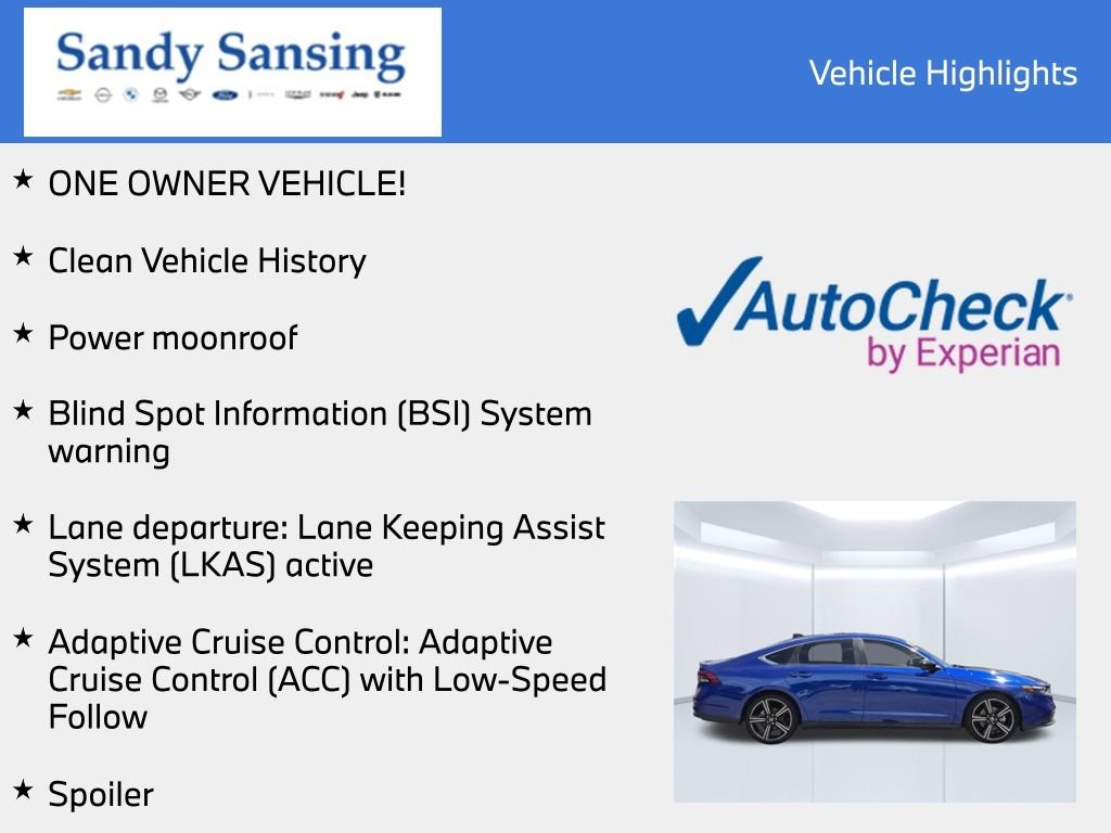 Used 2024 Blue Honda Sport image 7