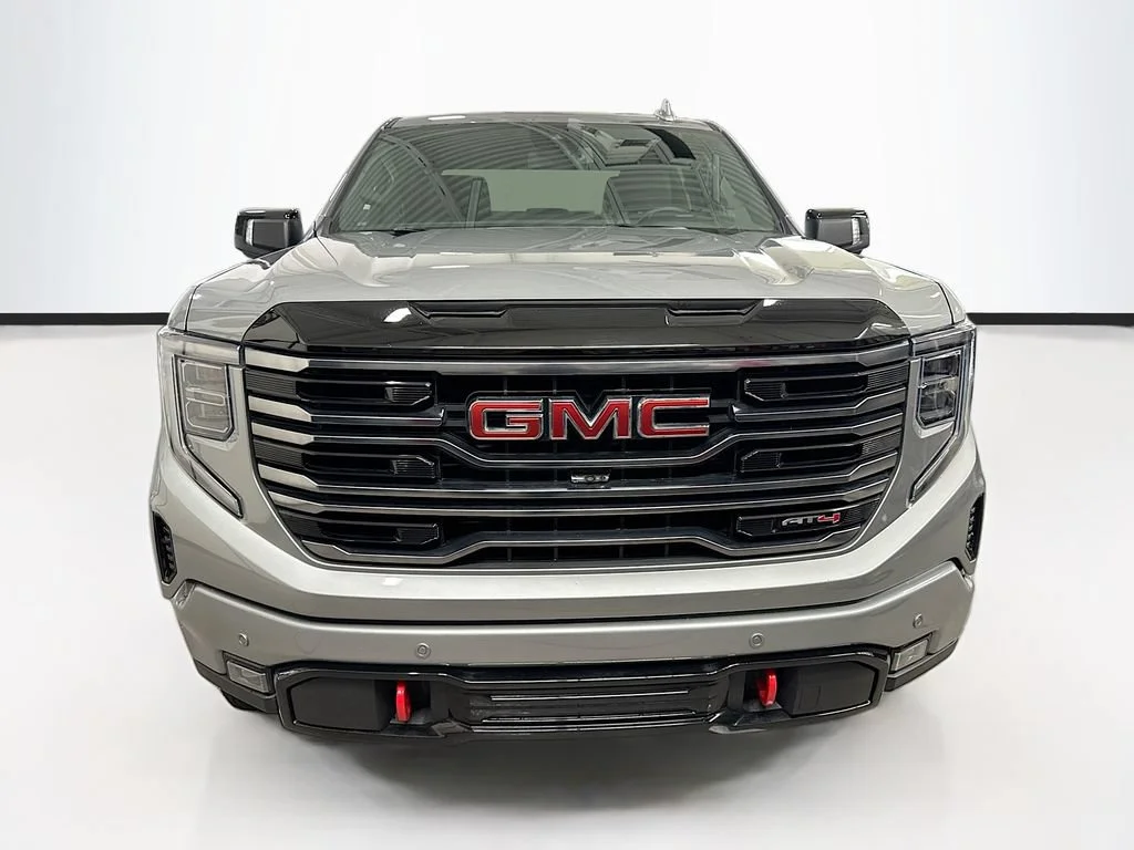 Used 2025 GMC Sierra 1500 AT4 with VIN 1GTUUEEL2SZ296689 for sale in Forest Lake, Minnesota