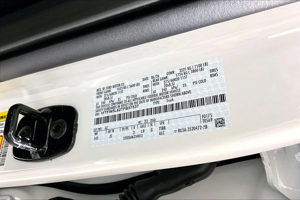 New 2026 Star White Metallic Tri-Coat Ford Lariat® image 12