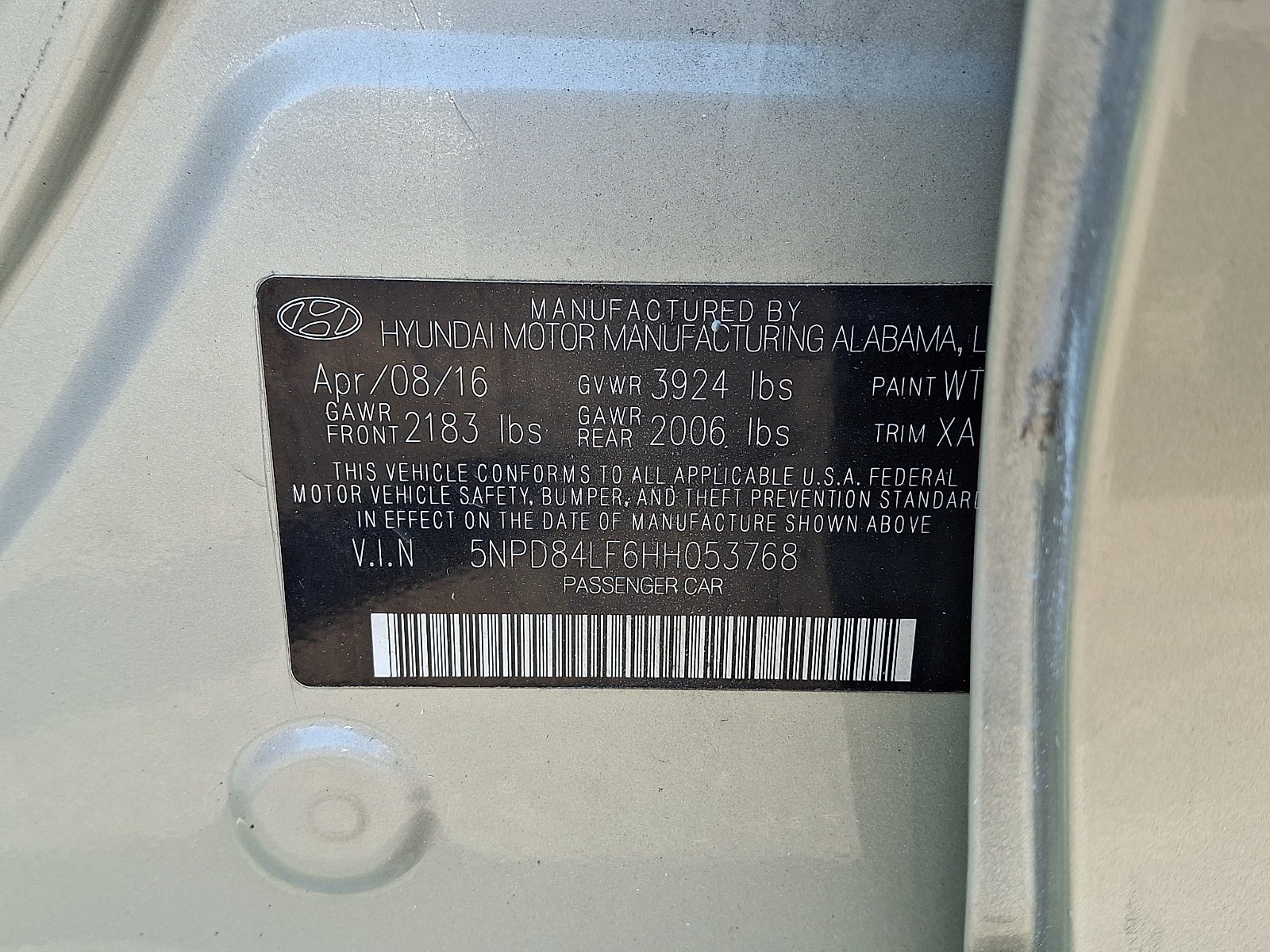 Used 2017 Mineral Beige - WT Hyundai SE image 26