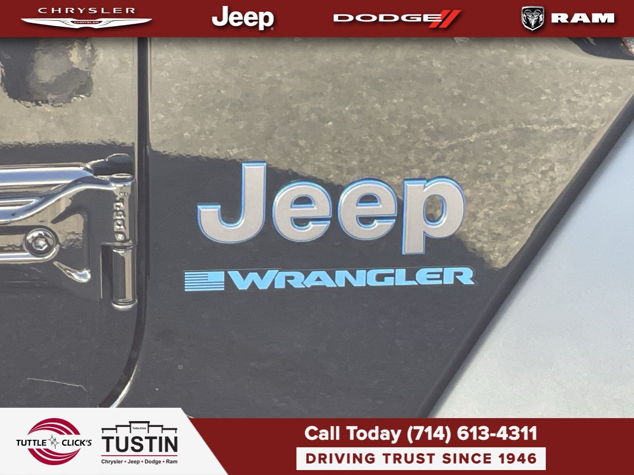 Used 2024 Black Clearcoat Jeep Willys image 8