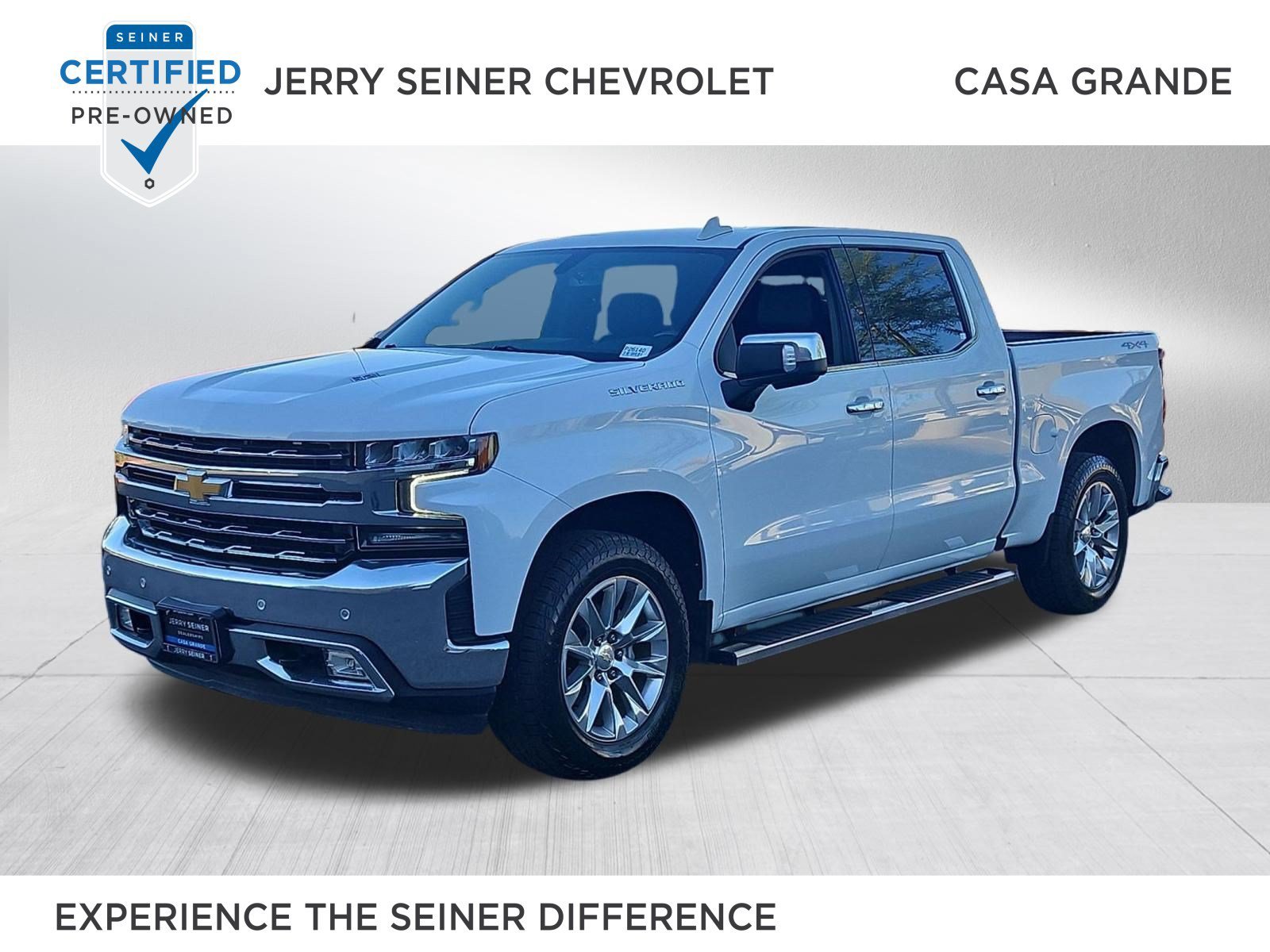 Certified Used 2021 SUMMIT WHITE Chevrolet LTZ image 1