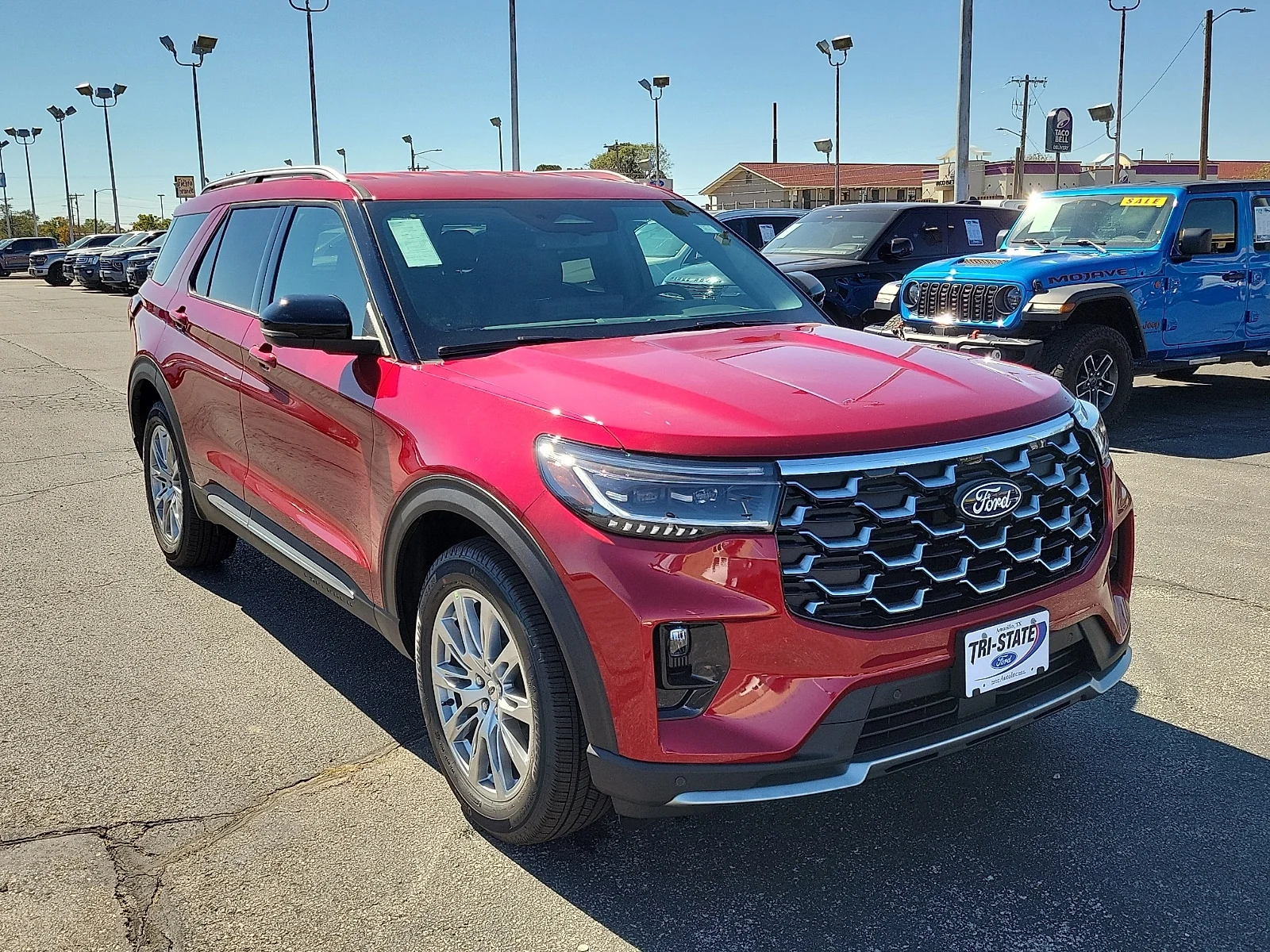 New 2027 Ruby Red Metallic Tinted Clearcoat Ford Platinum image 6