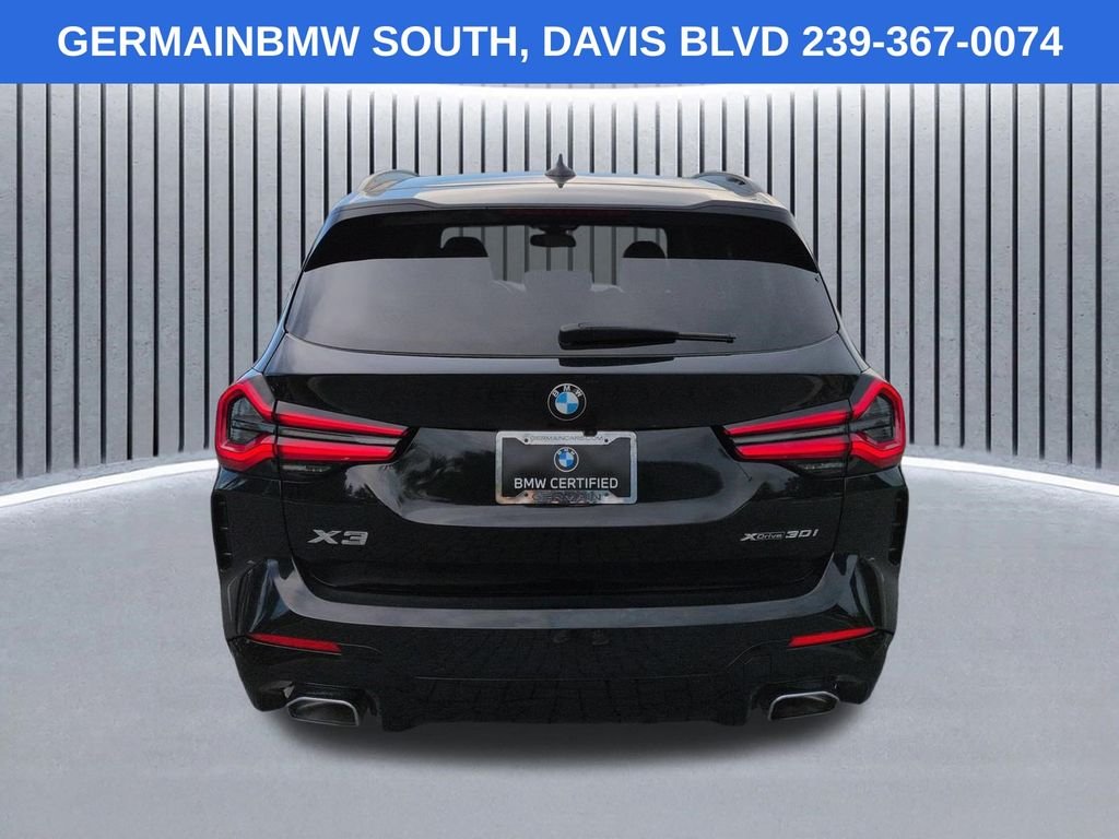 Certified Used 2022 Black Sapphire Metallic BMW xDrive30i image 6