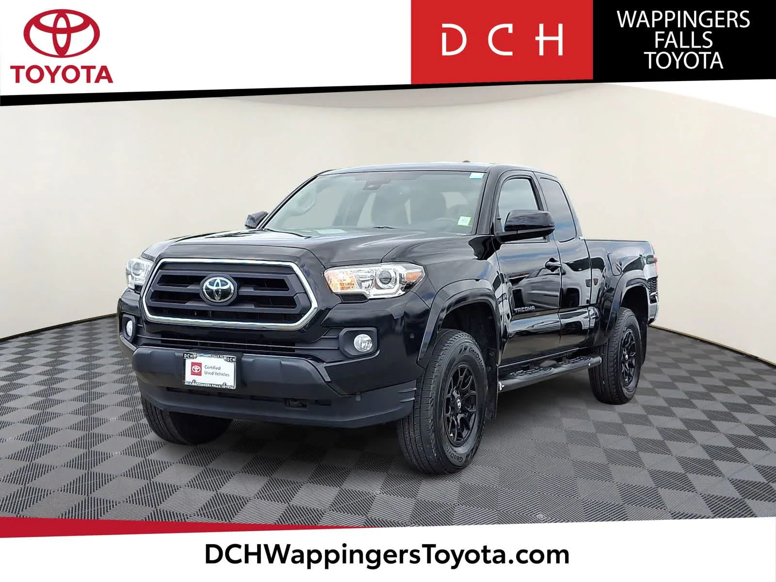 Certified Used 2021 Midnight Black Metallic Toyota SR5 image 1