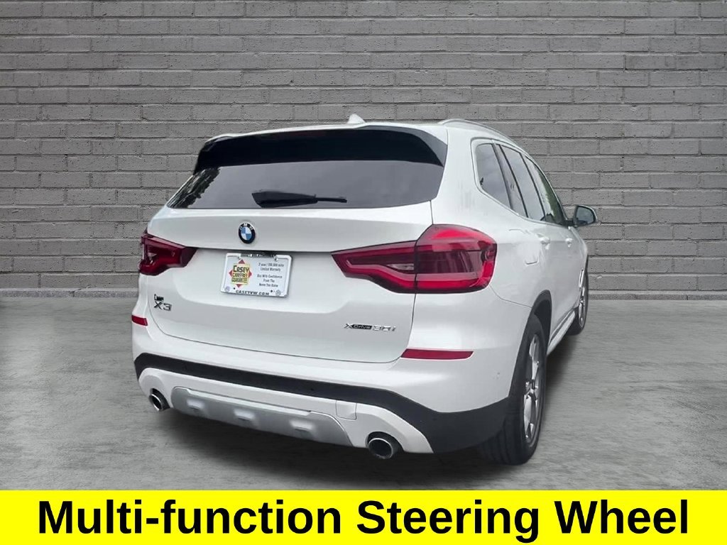 Used 2021 White Metallic BMW xDrive30i image 7