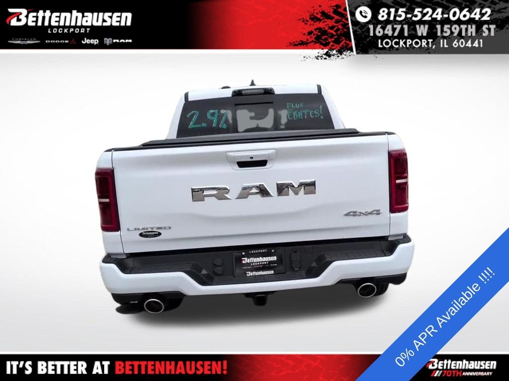 New 2026 Bright White Clearcoat RAM Limited image 5