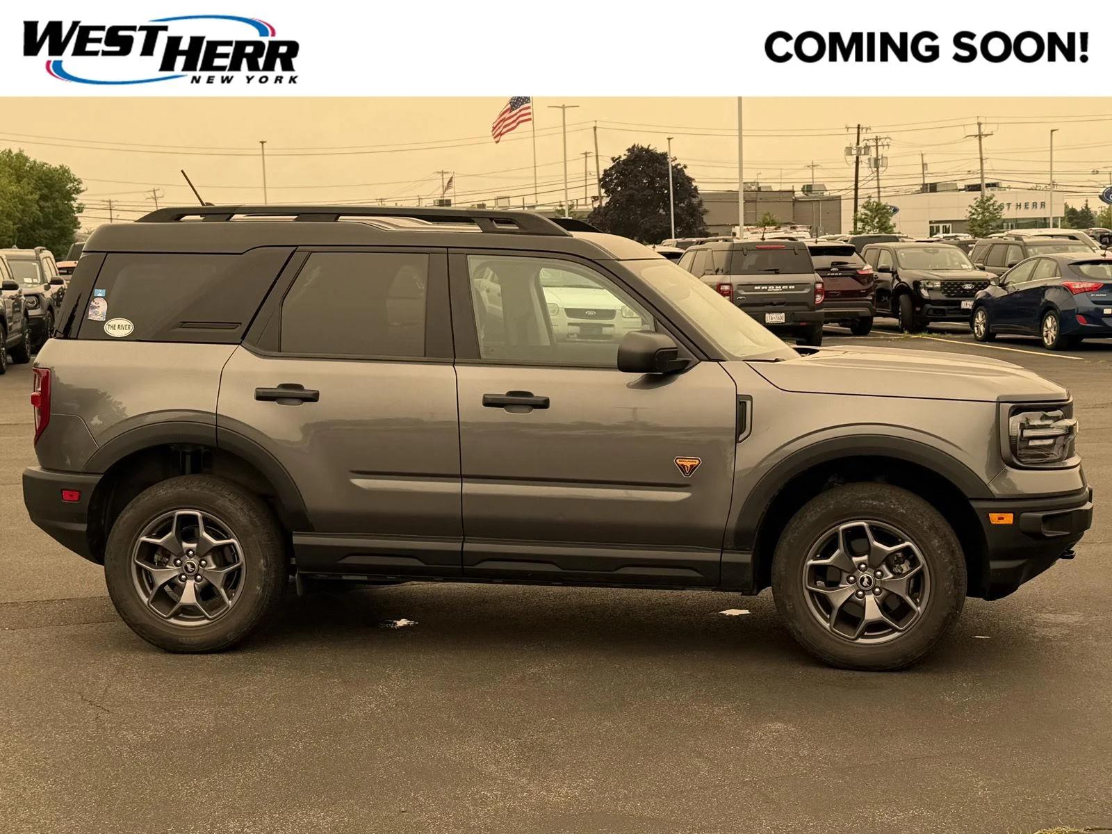 Used 2023 Carbonized Gray Ford Badlands image 1