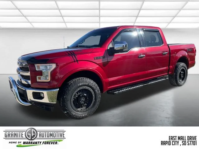 Used 2017 Red Ford Lariat image 1