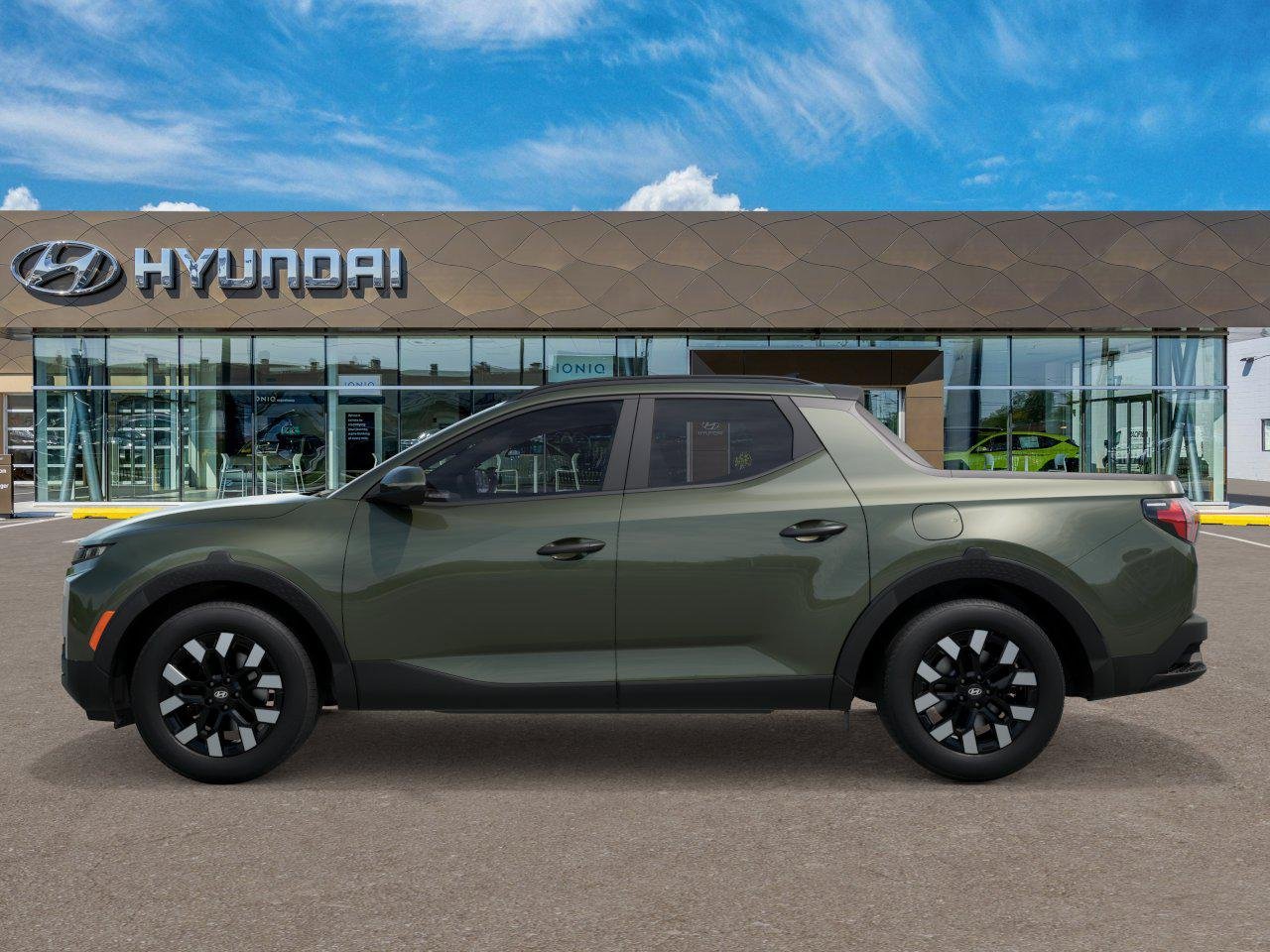 New 2026 Green Hyundai SEL AWD image 3