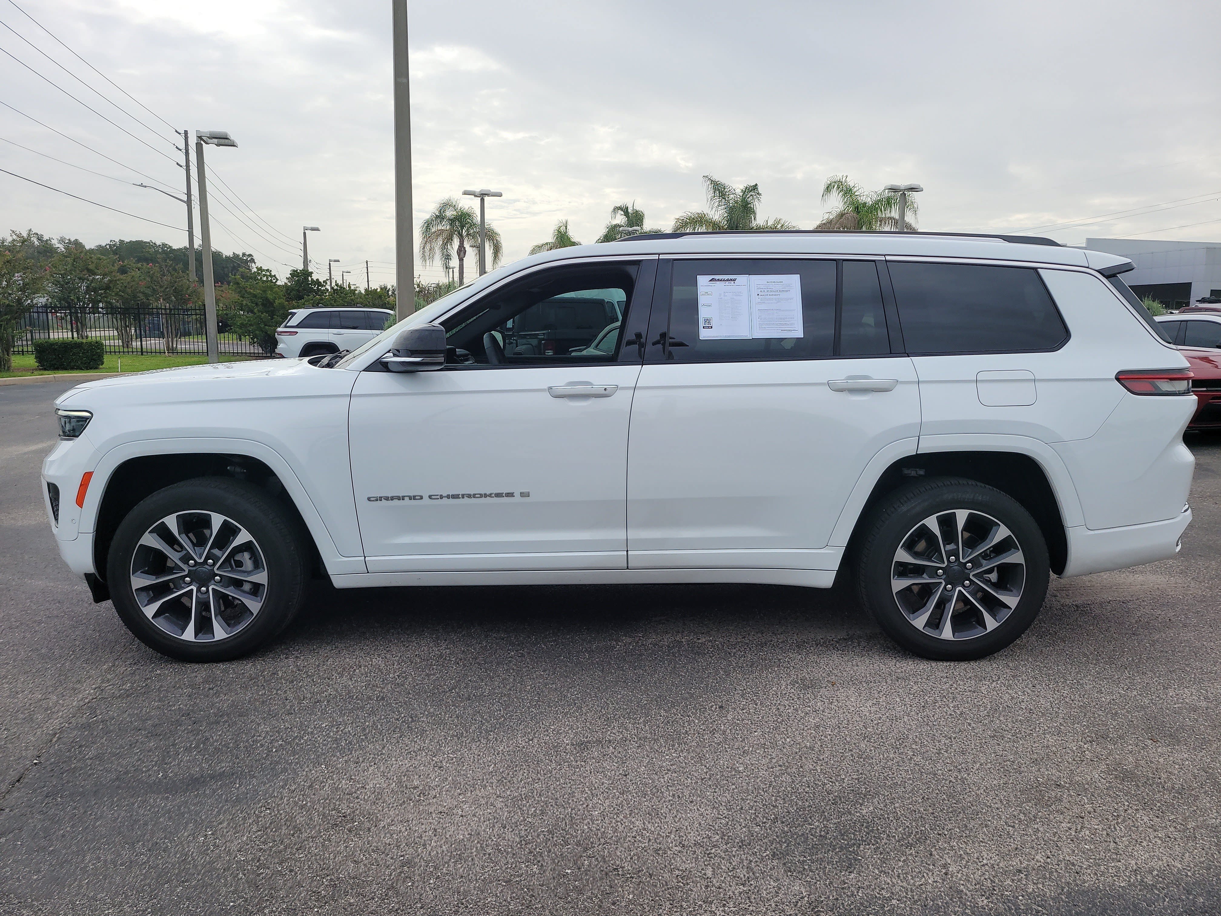 Used 2023 Bright White Clearcoat Jeep Overland image 7