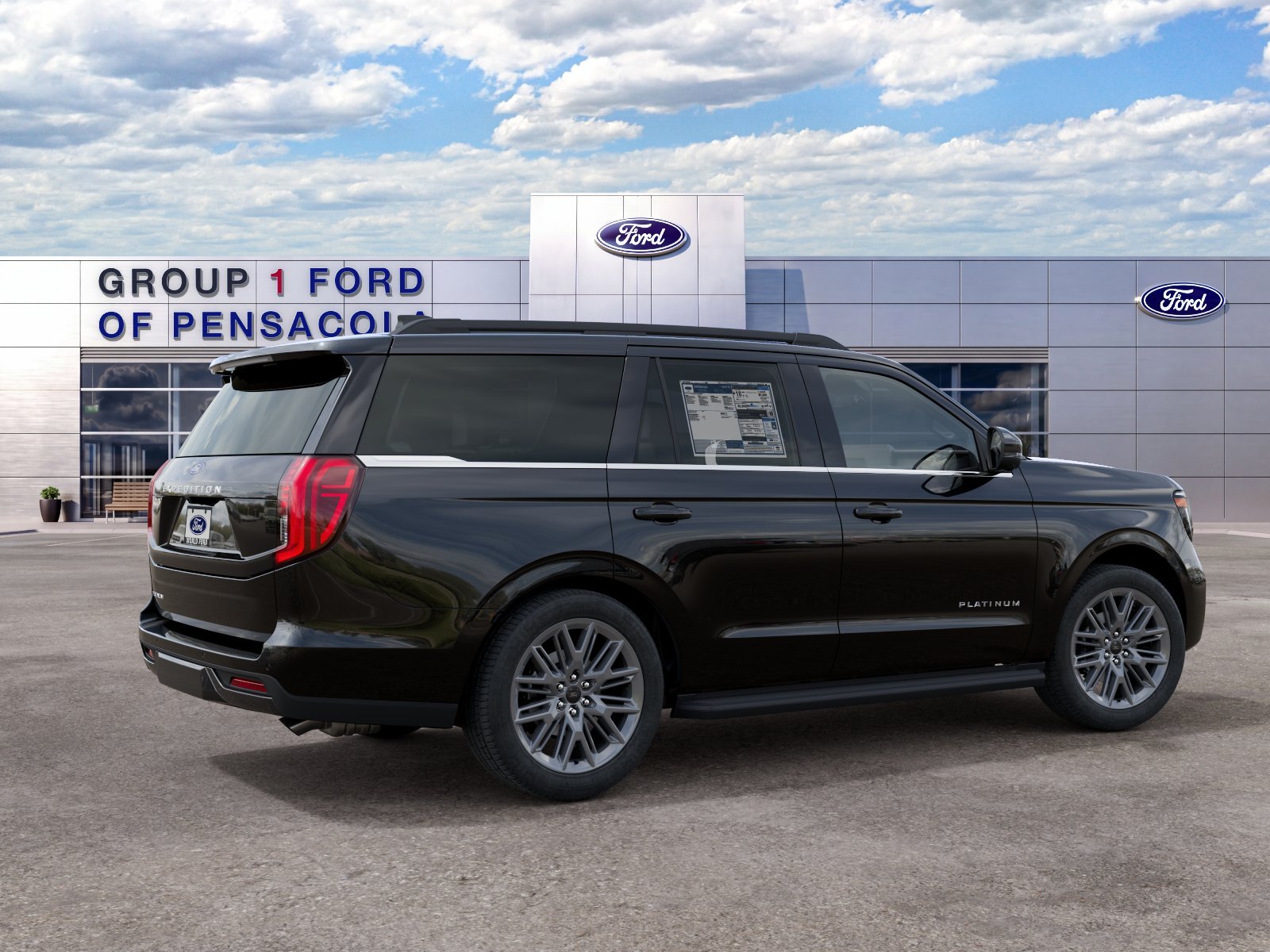 New 2027 Agate Black Metallic Ford Platinum image 6