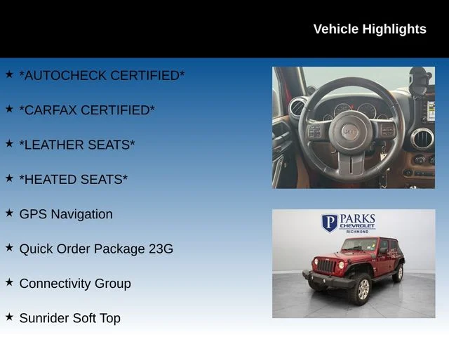 Used 2013 Red Jeep Unlimited Sahara image 4