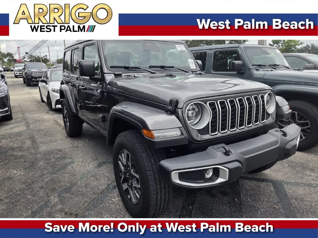 Used 2026 Granite Crystal Metallic Clearcoat Jeep Sahara image 1