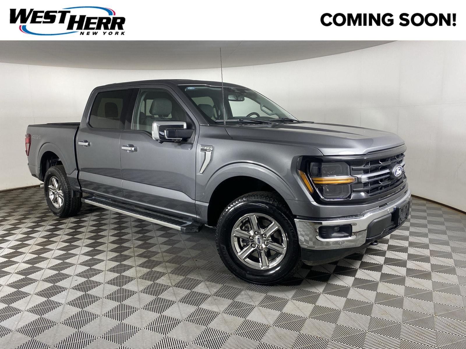 Used 2024 Carbonized Gray Ford XLT image 1
