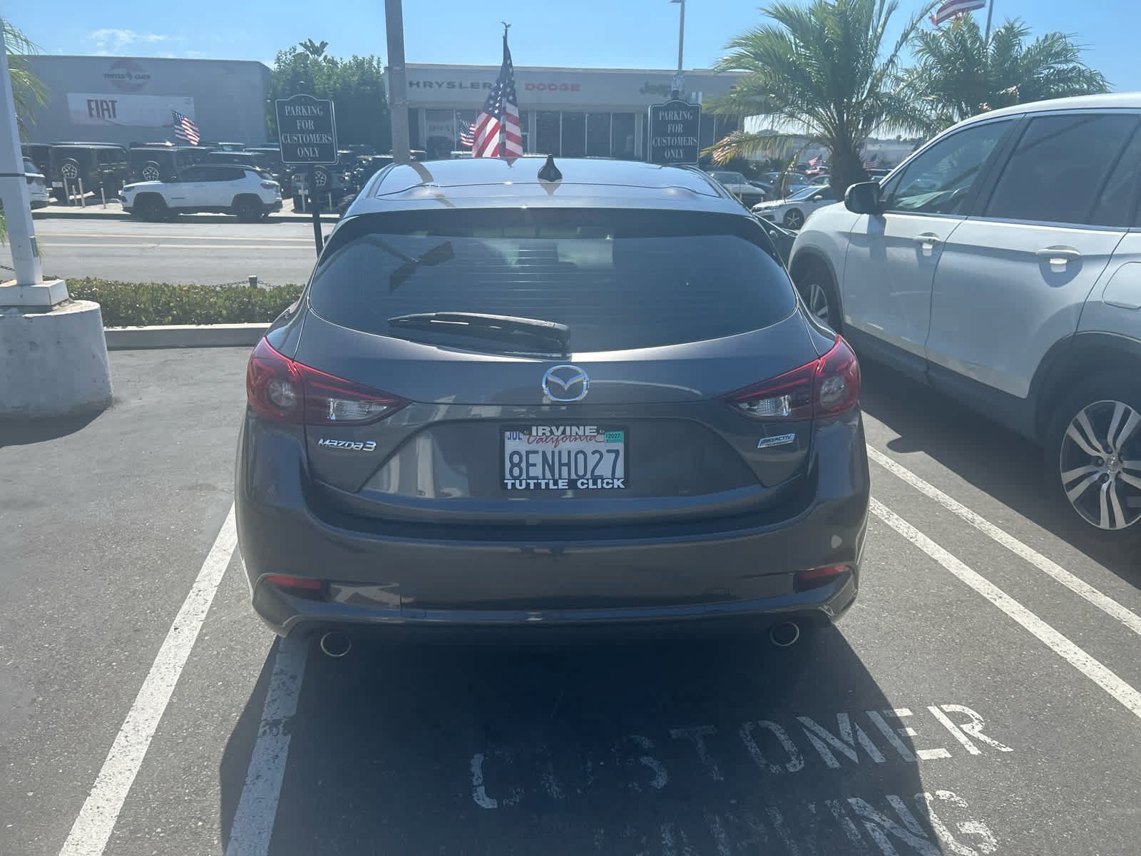Used 2018 Machine Gray Metallic Mazda Touring image 3