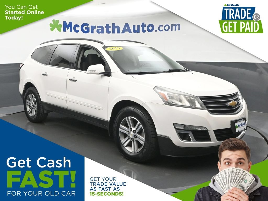 Used 2015 White Chevrolet 2LT image 1