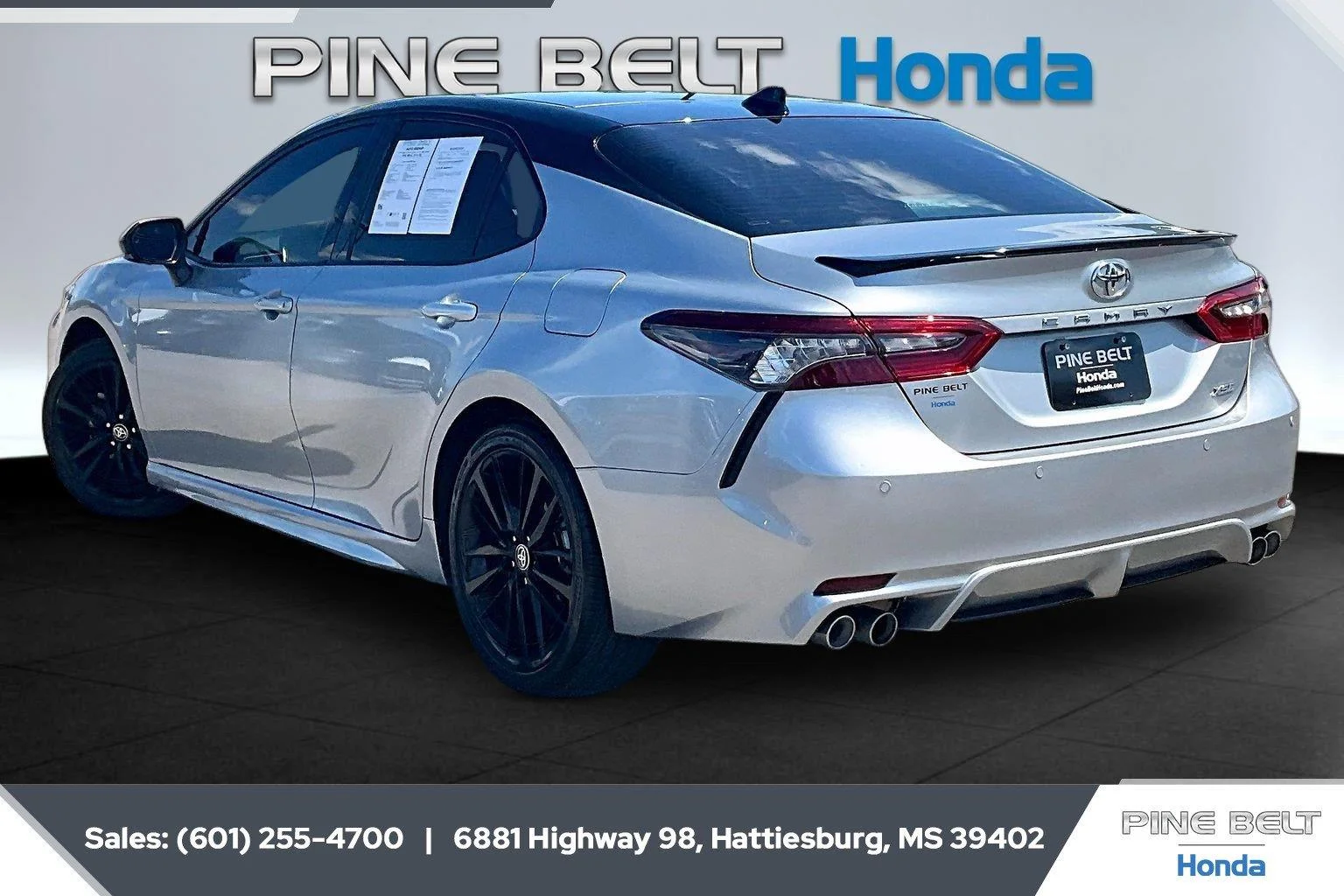 Used 2023 Celestial Silver Metallic/Midnight Black Metallic Toyota XSE image 2