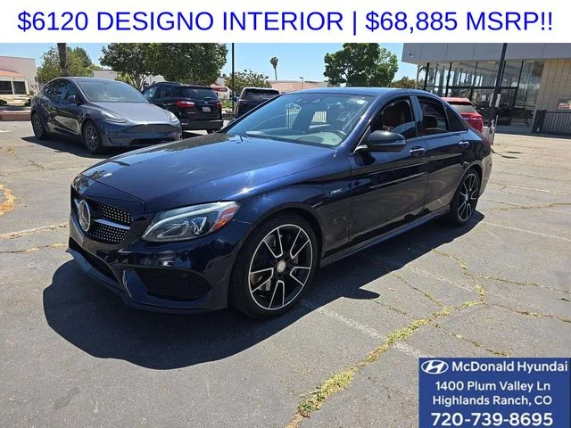 Used 2016 Blue Mercedes-Benz C 450 AMG® image 1